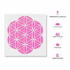 Picture of Flower of Life Stencil - Reusable Stencils for Painting - Mylar Stencil for Crafts and Decorations