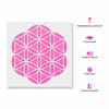 Picture of Flower of Life Stencil - Reusable Stencils for Painting - Mylar Stencil for Crafts and Decorations