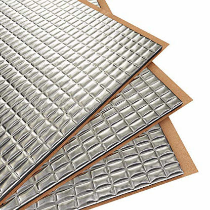 Picture of Siless 80 mil 36 sqft Car Sound Deadening mat - Butyl Automotive Sound Deadener - Noise Insulation and Vibration Dampening Material (80 mil 36 sqft)