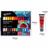 Picture of Mont Marte Acrylic Paint Set 24 Colours 36ml, Perfect for Canvas, Wood, Fabric, Leather, Cardboard, Paper, MDF and Crafts