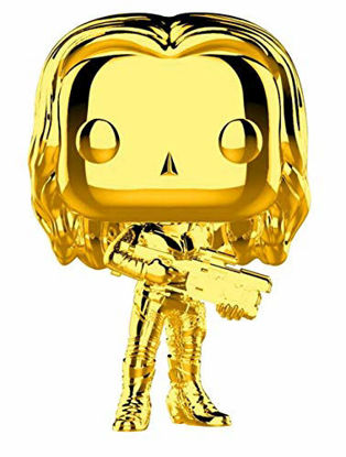 Picture of Funko Pop Marvel: Marvel Studios 10 - Gamora (Gold Chrome) Collectible Figure, Multicolor