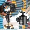 Picture of Neewer Heavy Duty Camera Tripod Ball Head with Handle and 1/4 inch Quick Shoe Plate, 360 Degree Panoramic Head for Tripod, Monopod, Slider, DSLR Camera, Camcorder, Load up to 17.6 pounds/8 kilograms