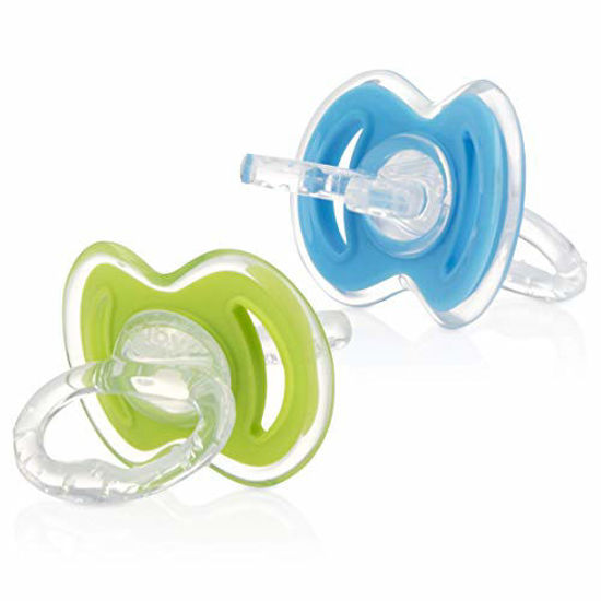 Picture of Nuby 2-Pack Gum-eez Pacifier Teethers, Colors May Vary
