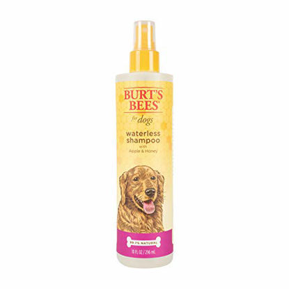 Picture of Burt's Bees for Dogs Natural Waterless Shampoo Spray with Apple and Honey | Puppy and Dog Spray, 10 Ounces
