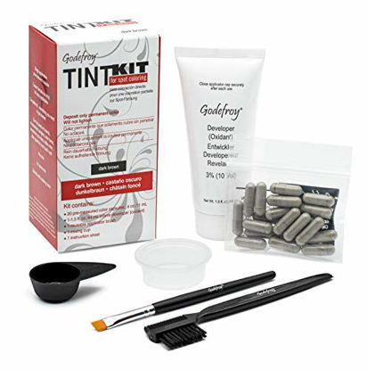 Picture of Godefroy Tint Kit for Spot Coloring, Dark Brown