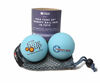 Picture of Yoga Tune Up Jill Miller's Therapy Balls Pair with Mesh Tote, Aqua Blue