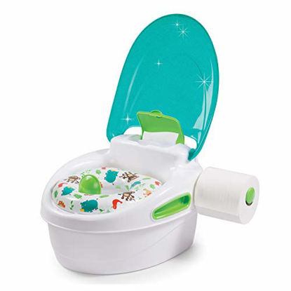Picture of Summer Step by Step Potty, Neutral  - 3-in-1 Potty Training Toilet - Features Contoured Seat, Flushable Wipes Holder and Toilet Tissue Dispenser