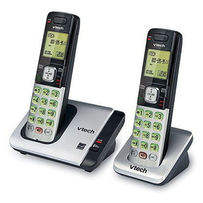Picture of VTech CS6719-2 2-Handset Expandable Cordless Phone with Caller ID/Call Waiting, Handset Intercom & Backlit Display/Keypad