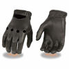 Picture of Milwaukee Leather SH247 Men's Black Unlined Leather Classic Style Driving Gloves - X-Small