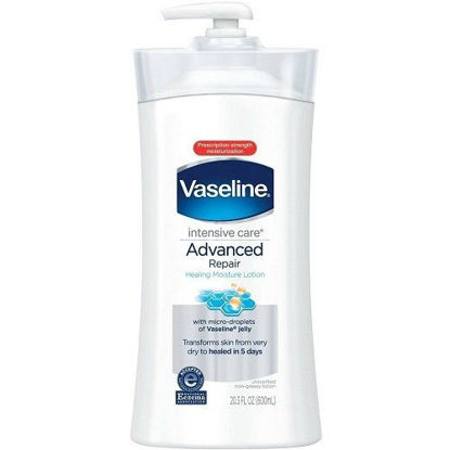 Picture of Vaseline Intensive Care Advanced Repair Unscented Healing Moisture Lotion, 20.3 oz