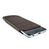Picture of Dockem Synthetic Leather Sleeve for iPhone 12 Mini, iPhone SE 2020, iPhone 8, 7, 6 & 6S: Ultra Slim Professional Executive Faux Leather Pouch Case (Dark Brown)