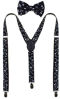 Picture of Classic Unisex Bow Tie and Suspender Set