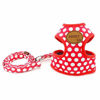 Picture of SMALLLEE_LUCKY_STORE CWYP00068-Red-S New Soft Mesh Nylon Vest Pet Cat Small Medium Dog Harness Dog Leash Set Leads ,Red , S