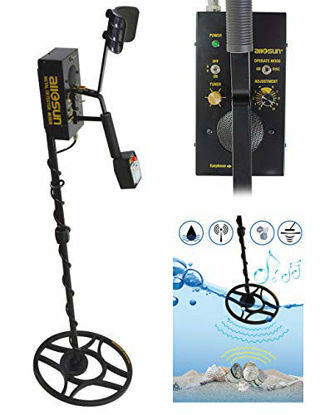 Picture of ALLOSUN Metal Detector For Adults Hunter Coin Finder Golden Digger High Accuracy Waterproof Metal Detectors Two Modes Handheld Relic Hunter