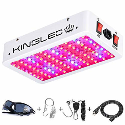 Picture of King Plus 1000w LED Grow Light Double Chips Full Spectrum with UV&IR for Greenhouse Indoor Plant Veg and Flower