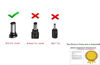 Picture of UpBright 24V AC/DC Adapter for Samsung HW-HM45 HW-HM45C HW-H450 Donga HW-450 HW-M550 HW-H750 HW-K550 HW-K551 HW-J8500 HW-J7500 HW-J7501 HW-K450 HW-H570 HW-K650 HW-H370 Soundbar 24VDC Power Supply