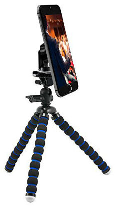 Picture of Arkon 11 inch Tripod Mount with Magnetic Phone Holder for Streaming Live Video Retail Black