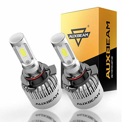 Picture of Auxbeam 9005 Led Bulb, F-S2 Series 9005 HB3 H10 9145 Bulb Conversion Kit, 8000 Lumens 6500K White, Replacement Halogen Bulb Fog Light, Pack of 2