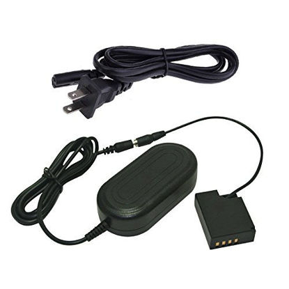 Picture of Camera AC Power Adapter Kit/Charger for Fujifilm X-PRO1,X-E1,HS33,HS30 HS50 with CP-W126 DC Coupler, AC-9V+CP-W126 Replacement, US Plug