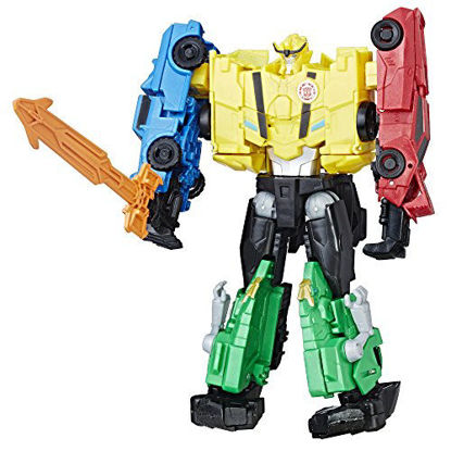 Picture of Transformers Toys Autobot Team Combiner Pack - 4 Figure Gift Set - Figures Combine into a Super Robot - Toys for Kids 6 and Up - 8.5 inch scale