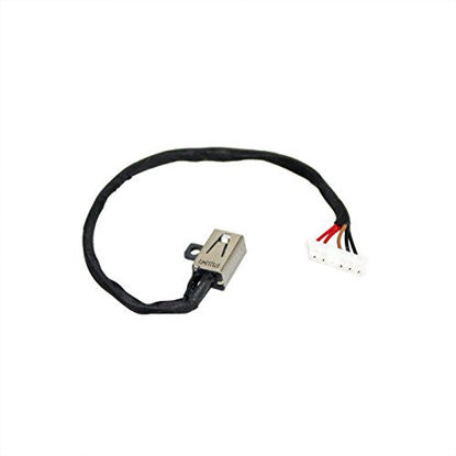 Picture of GinTai AC DC Power Jack Cable Connector Plug Replacement for Dell Inspiron 15-3558 15-3551 15-3552 i3558-9136 Ryx4j Compatible with 450.030060001