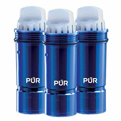 Picture of PUR Water Pitcher Replacement Filter with Lead Reduction, 3 Pack, Blue