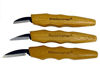 Picture of Mastercarver 3pc Chip Carving Knife Woodcarving Tools