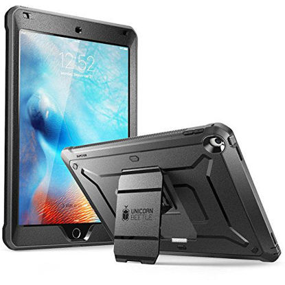 Picture of SUPCASE Unicorn Beetle Pro Series Case Designed for iPad 9.7 2018/2017, with Built-in Screen Protector & Dual Layer Full Body Rugged Protective Case for iPad 9.7 5th / 6th Generation(Black)