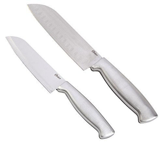 Picture of Oster Baldwyn 2 Piece Stainless Steel Santoku Set