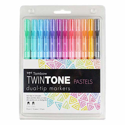 Picture of Tombow TwinTone Markers (Pastel)