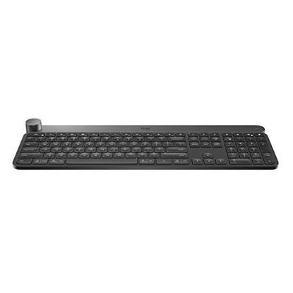 Picture of Logitech Craft Advanced Wireless Keyboard with Creative Input Dial and Backlit Keys, Dark grey and aluminum