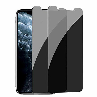 Picture of pehael Privacy Screen Protector, Anty- Spy Tempered Glass for iPhone 11 Pro Max iPhone Xs Max, Easy Install, Free Bubbles [6.5 inch](2ps)