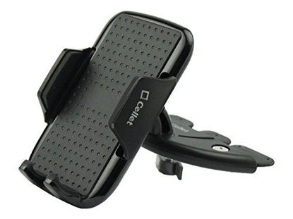 Picture of Cellet CD Slot Mount Car Phone Holder Cradle Compatible for Apple iPhone 11 Pro Max 11 Pro 11 Xs Xs Max Xr X SE 8 8 Plus Google 4 4XL 3 XL 3a XL Samsung Galaxy Note 10 10+ 9 S20 S20+ S20 Ultra S10