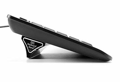 Picture of ESC Computer Keyboard and Laptop Stand, Variable Ergonomic Angles and Tilt, Two Sizes of Stands Included, Compatible with Most Keyboards, Repositionable Micro Grip Pads