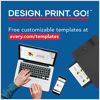 Picture of AVERY 2" x 3.5" Business Cards, Sure Feed Technology, for Laser Printers, 250 Cards (5371), White (05371)