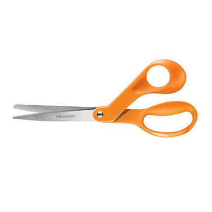 Picture of Fiskars The Original Orange Handled Scissors, 8 Inch, Orange