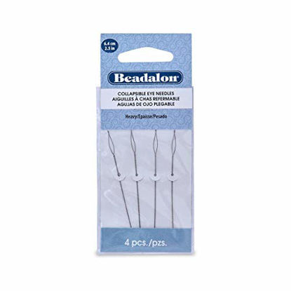 Picture of Artistic Wire Beadalon Collapsible Eye Needles 2.5-Inch Heavy 4 Pack (700H-100)