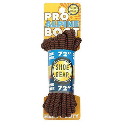 Picture of SHOE GEAR Alpine Boot Laces 72" BRN/Blk