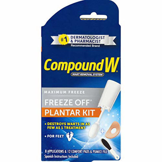 compound w freeze off plantar wart remover kit 8 applications