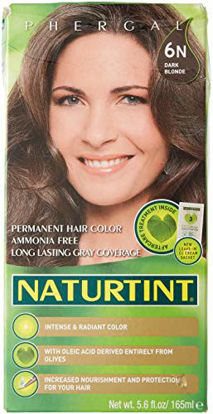 Picture of Naturtint Permanent Hair Color 6N Dark Blonde (Pack of 1), Ammonia Free, Vegan, Cruelty Free, up to 100% Gray Coverage, Long Lasting Results
