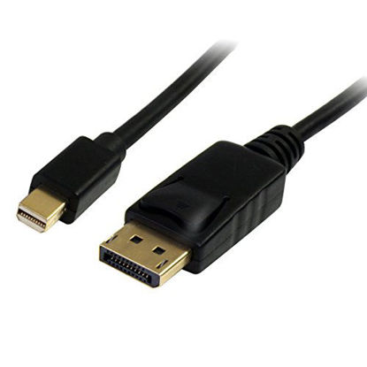 Picture of StarTech.com 10ft Mini DisplayPort to DisplayPort Cable - M/M - mDP to DP 1.2 Adapter Cable - Thunderbolt to DP w/ HBR2 Support (MDP2DPMM10)