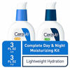 Picture of CeraVe Day & Night Face Lotion Skin Care Set | Contains CeraVe AM Face Moisturizer with SPF 30 and CeraVe PM Face Moisturizer | Fragrance Free
