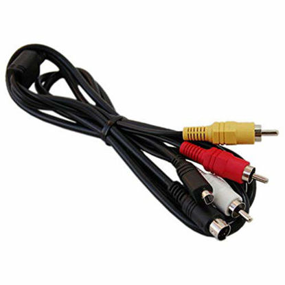 Picture of HQRP AV Audio Video Cable/Cord Compatible with Sony Handycam DCR-DVD408, DCR-DVD508, DCR-DVD610, DCR-DVD650 Camcorder