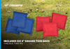 Picture of Triumph 2-in-1 Bag Toss/ Washer Toss Combo - Includes 2 Game Platforms, 6 Toss Bags, 6 Washers