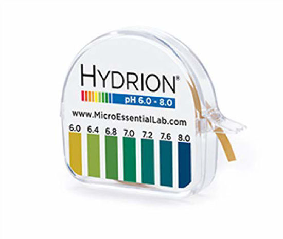 Picture of MICRO ESSENTIAL LABS pHYDRION VIVID PH PAPER 6-8 PH 15 FT ROLL WITH COLOR CHART
