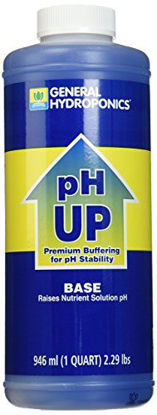Picture of General Hydroponics pH Up Liquid Premium Buffering For Stability, 1 Quart