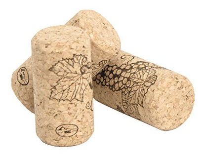 Picture of #8 Straight Corks, 8" x 1 3/4" (Pack of 100)