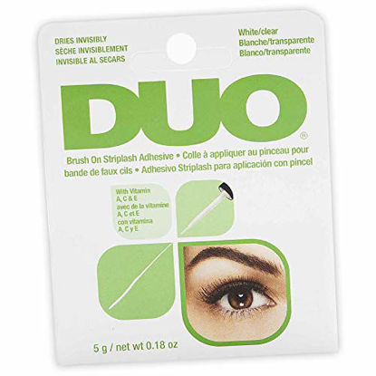 Picture of DUO Brush-On Lash Adhesive with Vitamins A, C & E, Clear, 0.18 oz