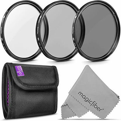 Picture of 67MM Altura Photo Professional Photography Filter Kit (UV, CPL Polarizer, Neutral Density ND4) for Camera Lens with 67MM Filter Thread + Filter Pouch