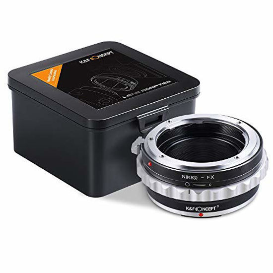 Picture of K&F Concept Camera Lens Adapter Ring for Nikon G AF-S Mount Lens to Fujifilm Fuji FX X-Pro1 X-M1 X-A1 X-E1 Adapter